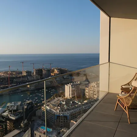 Luxury 360 Sea View 27th Floor In Mercury Tower Saint Julian's