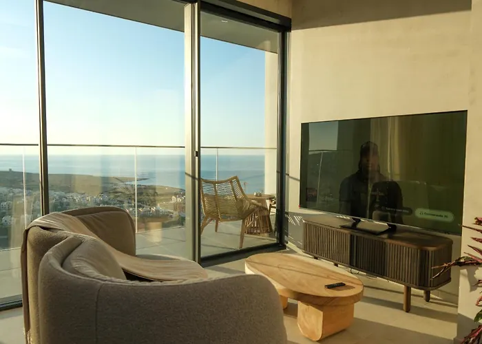 Luxury 360 Sea View 27th Floor In Mercury Tower 公寓 Saint Julian's