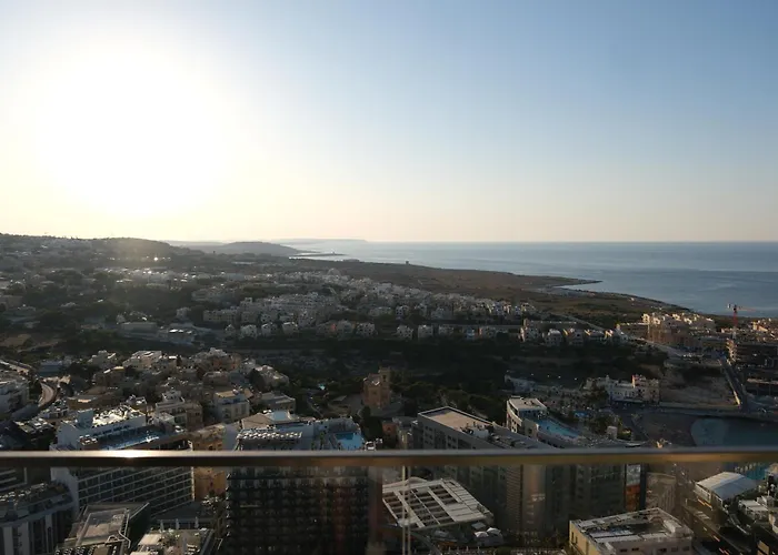 公寓 Luxury 360 Sea View 27th Floor In Mercury Tower Saint Julian's